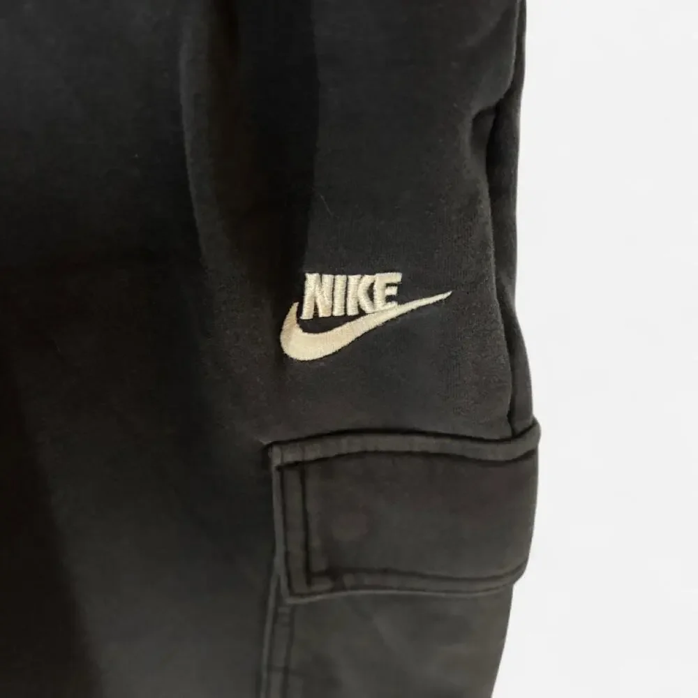 Nike Sportswear Club Fleece Cargo Jogger Sweatpants Black Men’s Size L